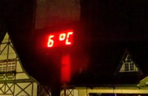 Temperaturas podem chegar na marca de 6°C no Sul de SC