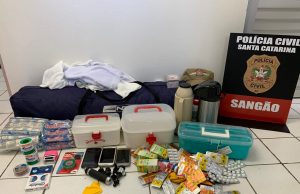 Ladrões que invadiram posto de saúde em Sangão são presos