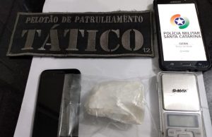 Operação Barreira em Grão-Pará apreende droga e prende traficante de 24 anos