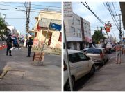 Fios rompem de poste no bairro Oficinas e unidades consumidoras ficam sem internet e sem telefone