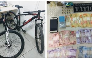 Adolescentes são apreendidos com bicicletas furtadas, drogas e dinheiro