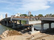 Começam serviços de concretagem da nova ponte sobre o Rio Tubarão