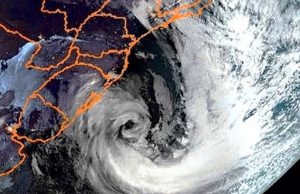 Ciclone-bomba provoca ventania no Sul e Sudeste do Brasil