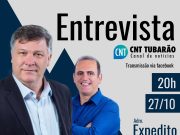Eleições 2020: Live desta terça (27) será com o candidato a prefeito em Capivari de Baixo, Expedito Michels