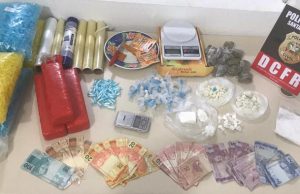Polícia Civil estoura ‘casa bomba’, apreende grande quantidade de drogas e prende traficante no bairro Oficinas
