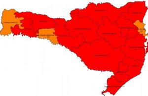 SC em alerta! Somente 3 microrregiões estão fora do vermelho no Estado