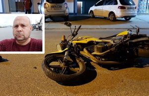 Motociclista de 41 anos morre após bater em poste no bairro Cabeçuda, em Laguna