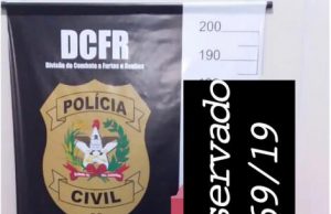 DCFR elucida roubo contra idosa de 82 anos em Tubarão