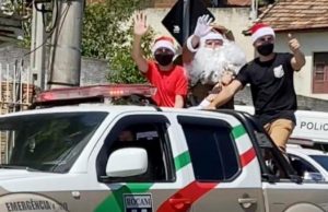 Ação de Natal é promovida pela PM e Deap em comunidades de Tubarão