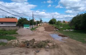 Iniciadas as intervenções para pavimentação da avenida Visconde de Barbacena, em TB