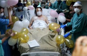 Idoso de 73 anos recebe alta da UTI Covid do HNSC após 14 dias