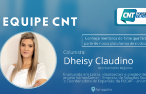 Dheisy Claudino estreia coluna política no CNT a partir da próxima terça-feira (4 de Maio)