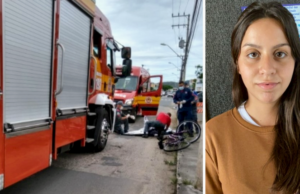 Jovem morre após ser atropelada por ônibus em Laguna