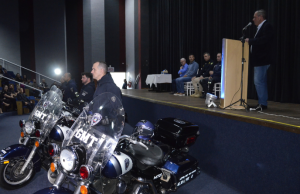 NOVAS MOTOCICLETAS DA GUARDA MUNICIPAL DE TUBARÃO SÃO APRESENTADAS EM SOLENIDADE