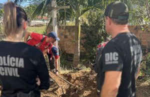 DIVISÃO DE INVESTIGAÇÃO CRIMINAL DE TUBARÃO LOCALIZA CORPO DE VÍTIMA FEMINICÍDIO E PRENDE EX-MARIDO SUSPEITO PELO CRIME
