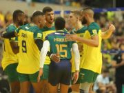 SELEÇÃO BRASILEIRA DE NOVOS DE VÔLEI MASCULINO VENCE PRIMEIROS AMISTOSOS EM SC