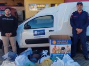 ROUPAS, CALÇADOS E COBERTORES ARRECADADOS EM CAMPANHA DO CORPO DE BOMBEIROS MILITAR SÃO REPASSADOS AO MUNICÍPIO