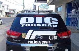 POLÍCIA CIVIL PRENDE SUSPEITO DE ROUBO DE MALOTE DE POSTO DE COMBUSTÍVEL OCORRIDO EM MARÇO DESTE ANO EM TUBARÃO