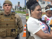 Mãe corre até policial e filha bebê volta a respirar após manobra de salvamento em SC