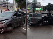 Pai capota carro a caminho do hospital para tentar salvar bebê