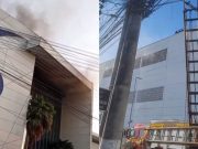 Incêndio atinge shopping ViaCatarina em Palhoça