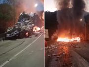Grave acidente entre SC e PR deixa mortos e feridos