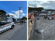 Ataque com fogos de artifício contra base policial em Itajaí resulta em dupla presa
