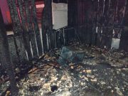 Incêndio destrói residência de madeira no bairro Santa Bárbara, em Criciúma