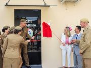 Solenidade no 5º Batalhão de Polícia Militar em Tubarão