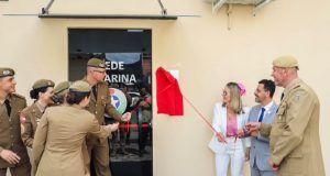 Solenidade no 5º Batalhão de Polícia Militar em Tubarão
