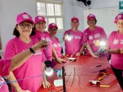 Programa Mulheres em Ação do bairro Passagem conclui curso de elétrica em Tubarão com presença da primeira-dama