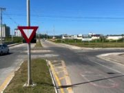 Prefeitura de Tubarão amplia rotatória na Avenida Pedro Zapelini neste fim de semana com apoio do CIM Amurel