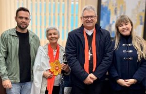 Bispo Dom Adilson visita Secretaria de Assistência Social de Tubarão no Maio Laranja