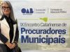 Procuradora de Tubarão Participa de Encontro Catarinense: Atualização Jurídica e Aperfeiçoamento Institucional
