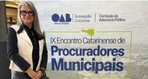 Procuradora de Tubarão Participa de Encontro Catarinense: Atualização Jurídica e Aperfeiçoamento Institucional