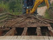 Secretaria de Agricultura inicia reforma da Ponte da Jararaca em Tubarão