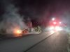 Carro furtado em Tubarão é encontrado totalmente incendiado em Laguna