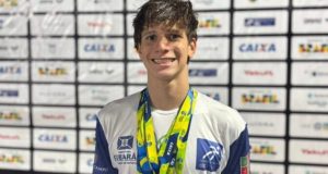 Nadador de Tubarão é campeão brasileiro no Juvenil de Natação com quatro medalhas