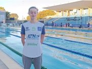 Alice Perrut representa Tubarão no Campeonato Brasileiro Infantil de Natação