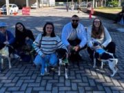 Feira de adoção reúne cães resgatados neste sábado no Centro de Tubarão