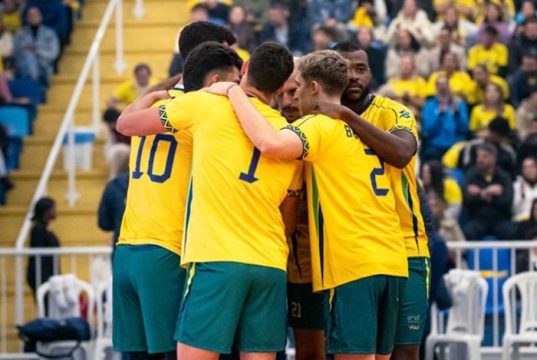 Seleção de vôlei vence o Chile em amistoso na Arena Multiuso de Tubarão