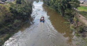 Obras de limpeza do Rio da Madre atingem 40% de execução em Tubarão Fotos: Lucas Amorim/PMT