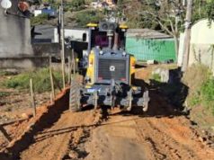 Prefeitura de Tubarão inicia pavimentação de rua no bairro São Martinho