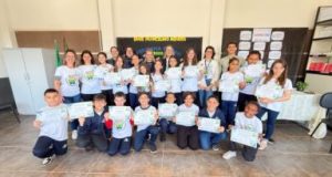 Programa Din Din forma novas turmas e transforma rotina de estudantes de Tubarão Foto: Patrícia Amorim