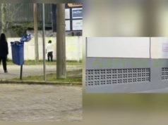 Pichadores sujam ponto turístico de Tubarão com símbolos ocultistas