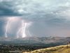 Pancadas de chuva marcam sábado em Tubarão com alerta de tempestade