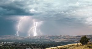 Pancadas de chuva marcam sábado em Tubarão com alerta de tempestade