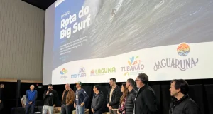 Rota do Big Surf é lançada em Tubarão e transforma ondas gigantes em oportunidade de negócios