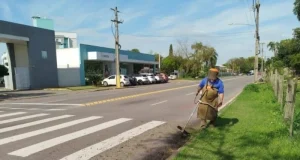 Tubarão intensifica limpeza urbana após semana de chuvas intensas
