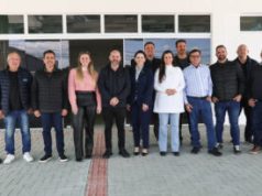 Vereadores acompanham avanço das obras da UPA 24 horas em Tubarão Fotos: Vinícius Duarte/Gecom